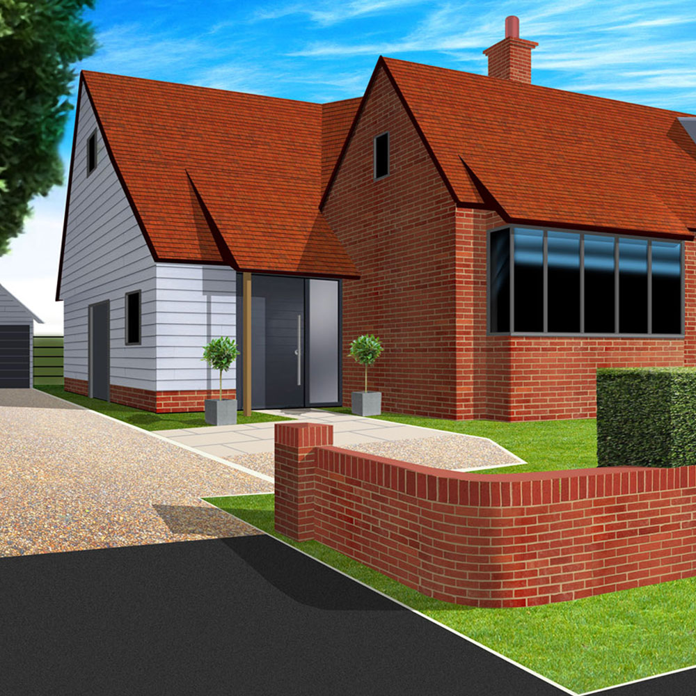 artist impression of a new build